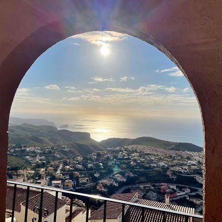 Fantastico Apartamento Con Vistas Panoramicas Al Mar Cumbre del Sol Bagian luar foto