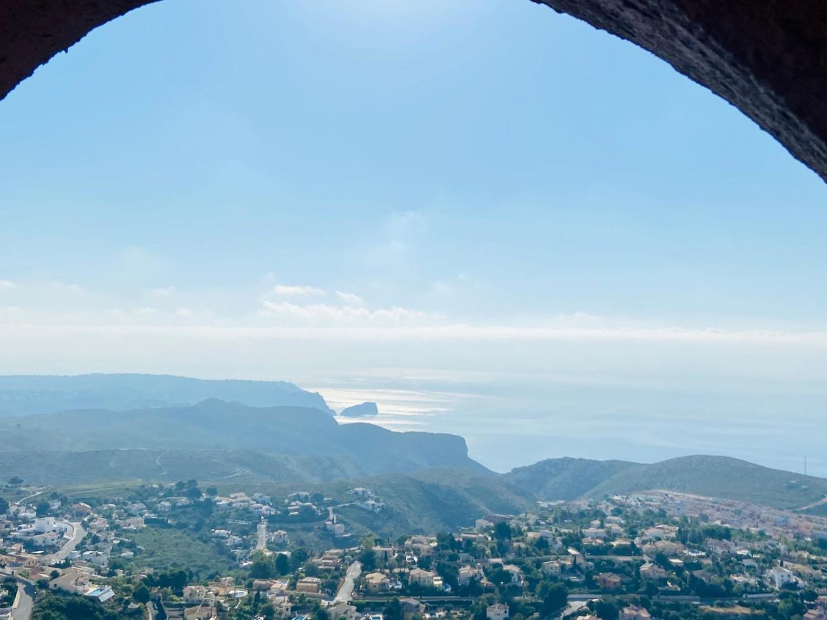 Fantastico Apartamento Con Vistas Panoramicas Al Mar Cumbre del Sol Bagian luar foto