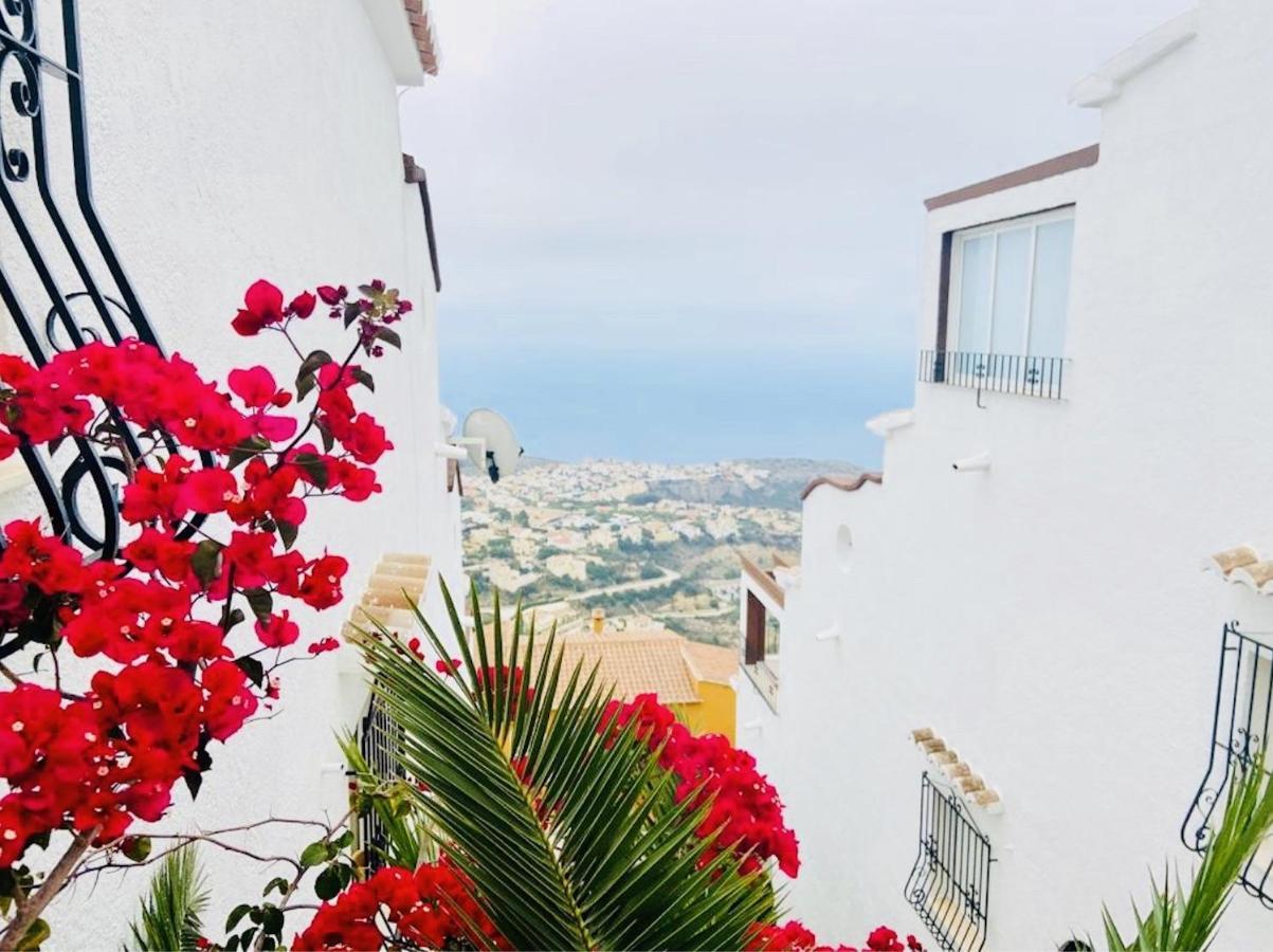 Fantastico Apartamento Con Vistas Panoramicas Al Mar Cumbre del Sol Bagian luar foto