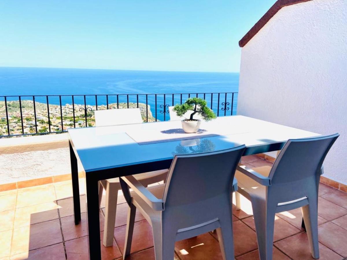 Fantastico Apartamento Con Vistas Panoramicas Al Mar Cumbre del Sol Bagian luar foto