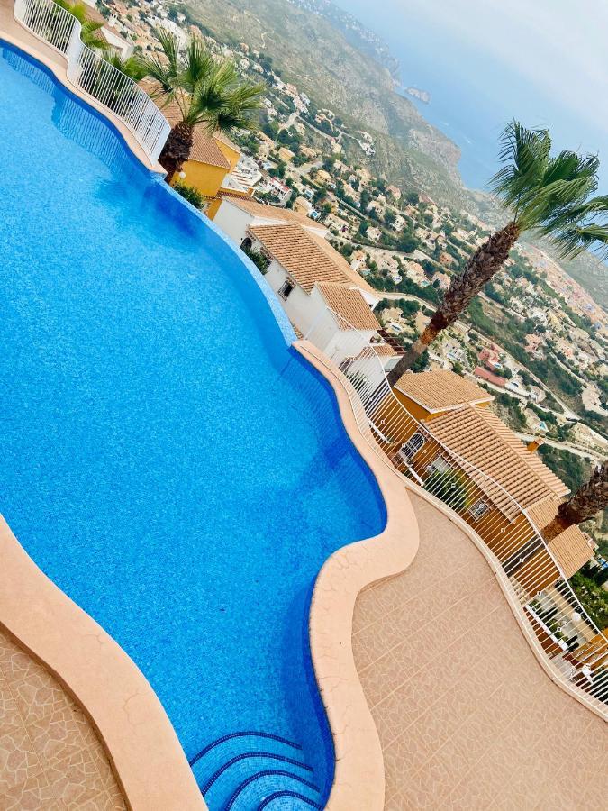 Fantastico Apartamento Con Vistas Panoramicas Al Mar Cumbre del Sol Bagian luar foto
